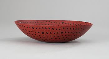 A Carlo Scarpa 'Murrine Opache' glass bowl, Venini, Italy.