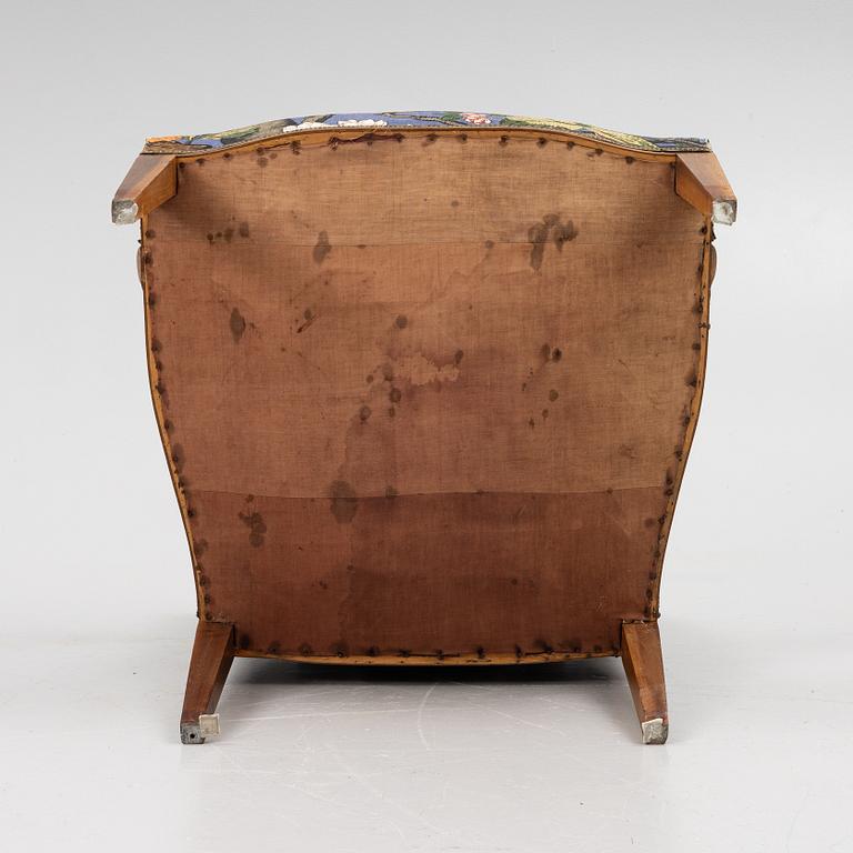 Josef Frank, a model 969 armchair, Firma Svenskt Tenn, Sweden.