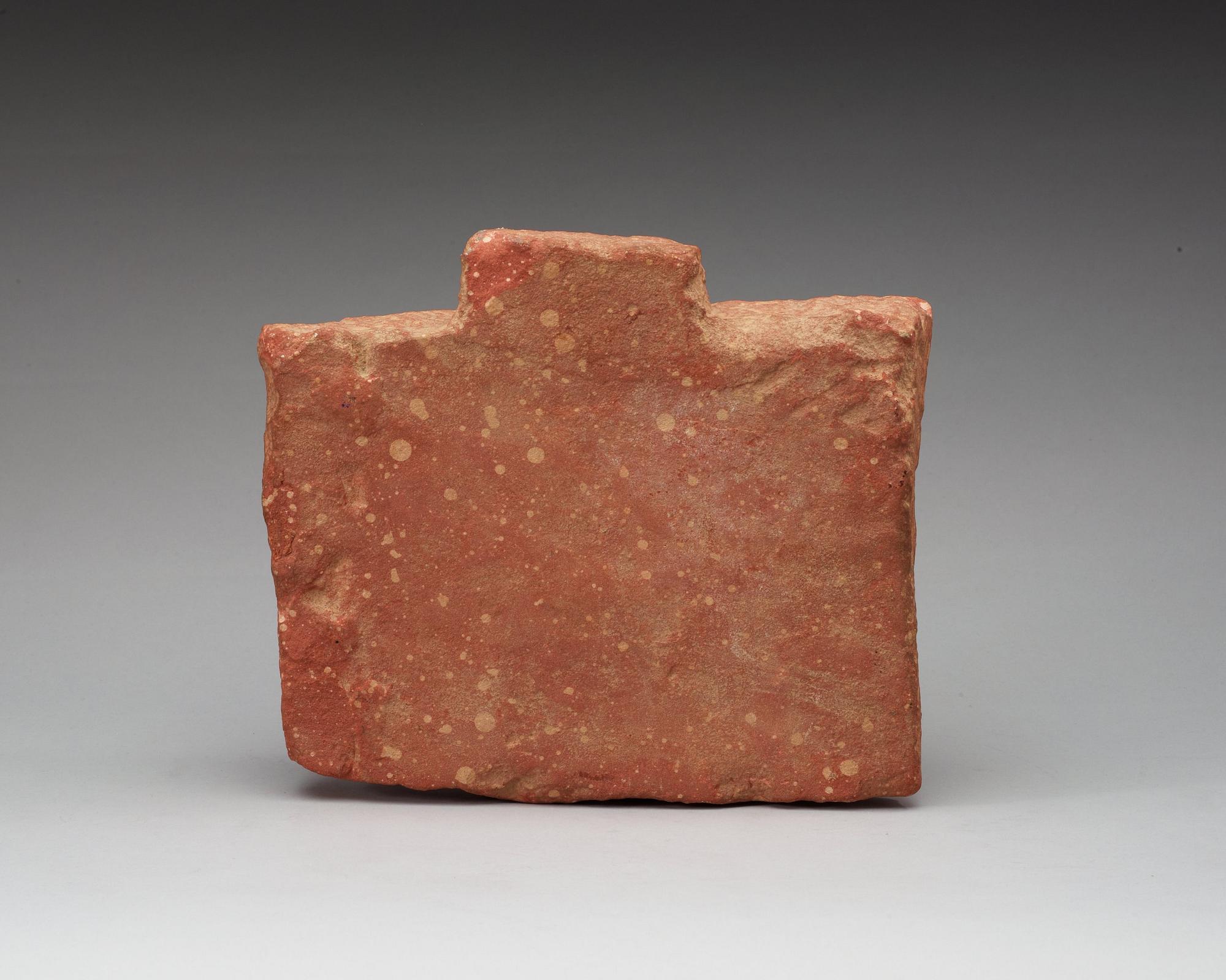 A red mottled sandstone relief of a Bodhisattva, Northern India, Mathura, Uttar Pradesh, presumably AD 2/3rd Century.