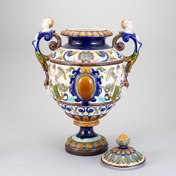 LOCKURNA, majolika, Rörstrand, 1800-talets slut.