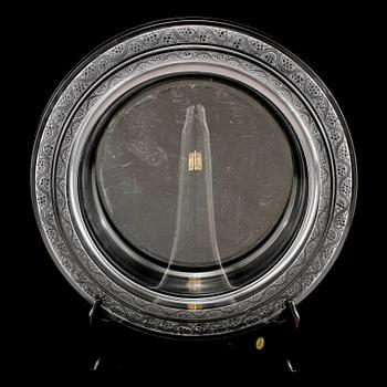 SKÅLFAT, glas, Lalique, 1900-talets andra hälft.