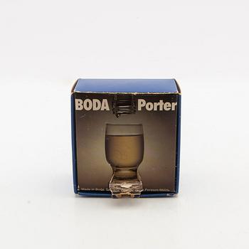 Signe Persson-Melin, 69-piece "Porter" service, Kosta Boda, late 20th century.