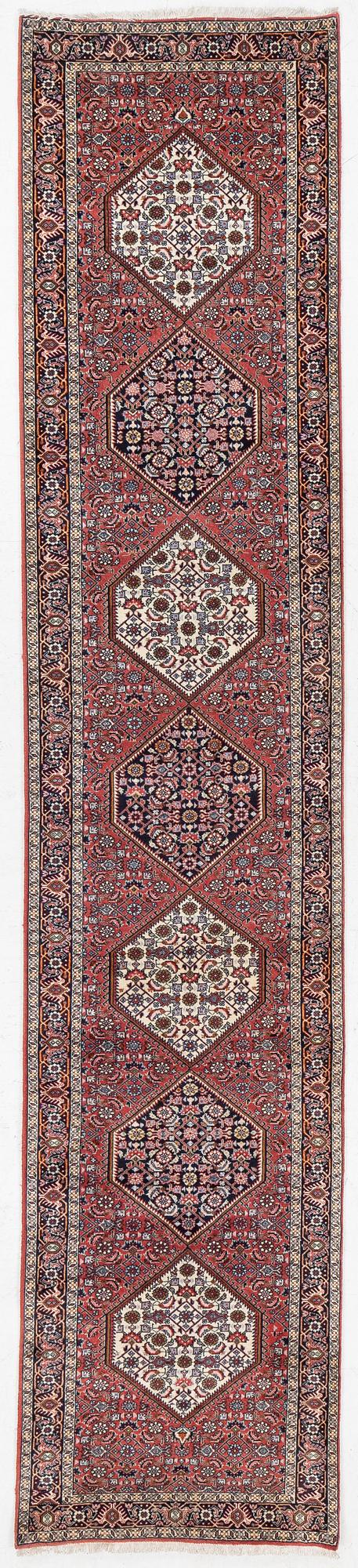 Gallery carpet, Bidjar approximately 400 x 85 cm.