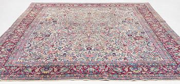 Carpet, Kirman, 350 x 268 cm.