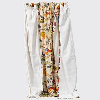 Josef Frank, curtain, “Vegetable Tree”, Firma Svenskt Tenn.