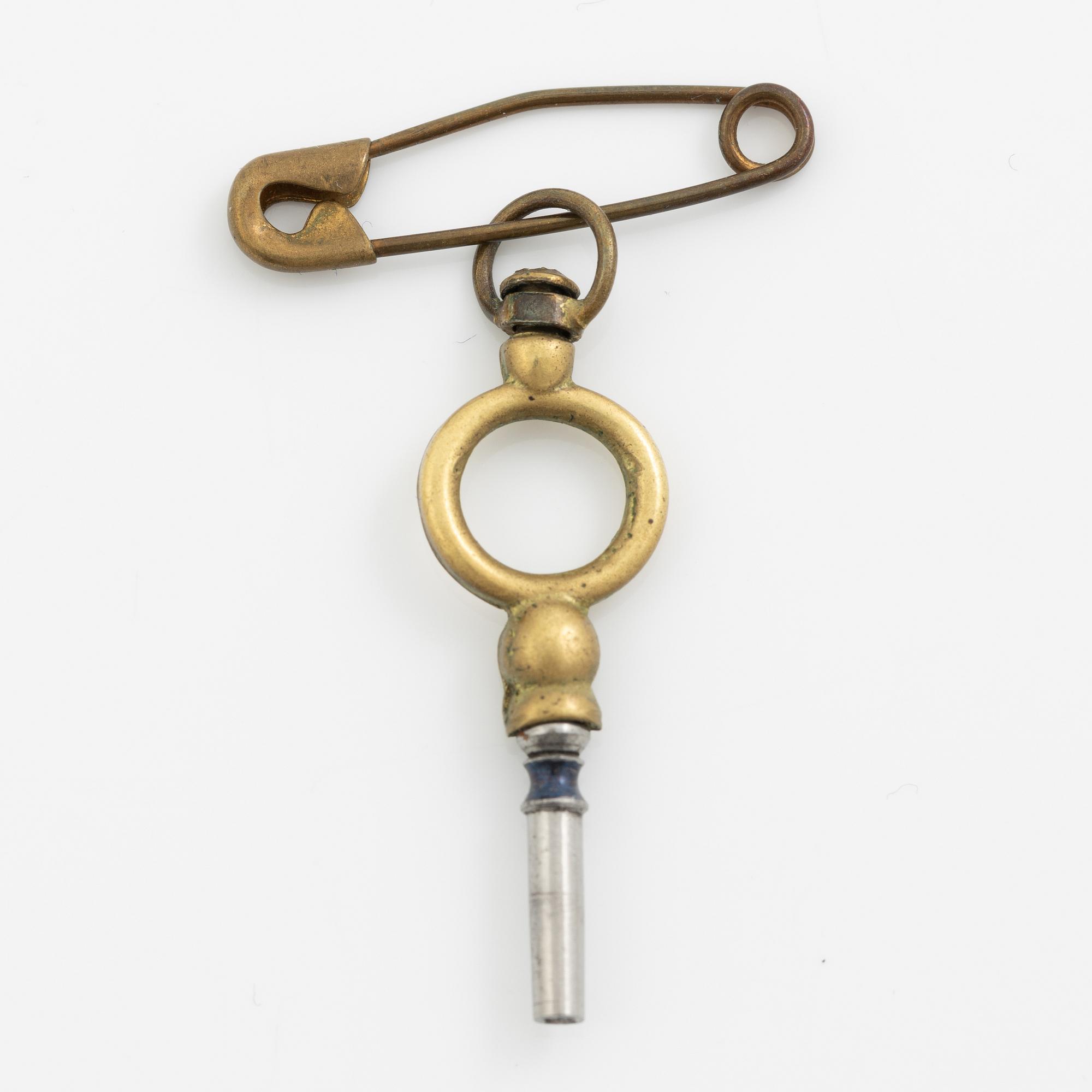 Pocket watch, 18K gold, 36.5 mm.