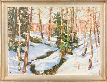 Hugo Lepik, Winter morning.