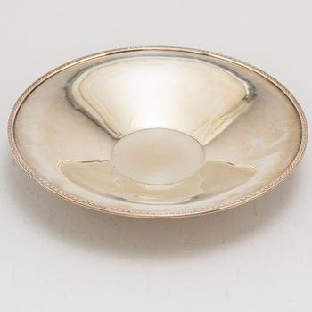 ATELIER BORGILA, a sterling silver dish, Stockholm, 1961, 856 gram.