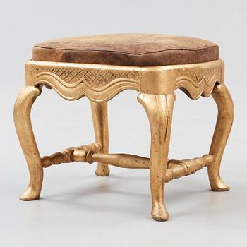 A Swedish late Baroque 18th century stool.