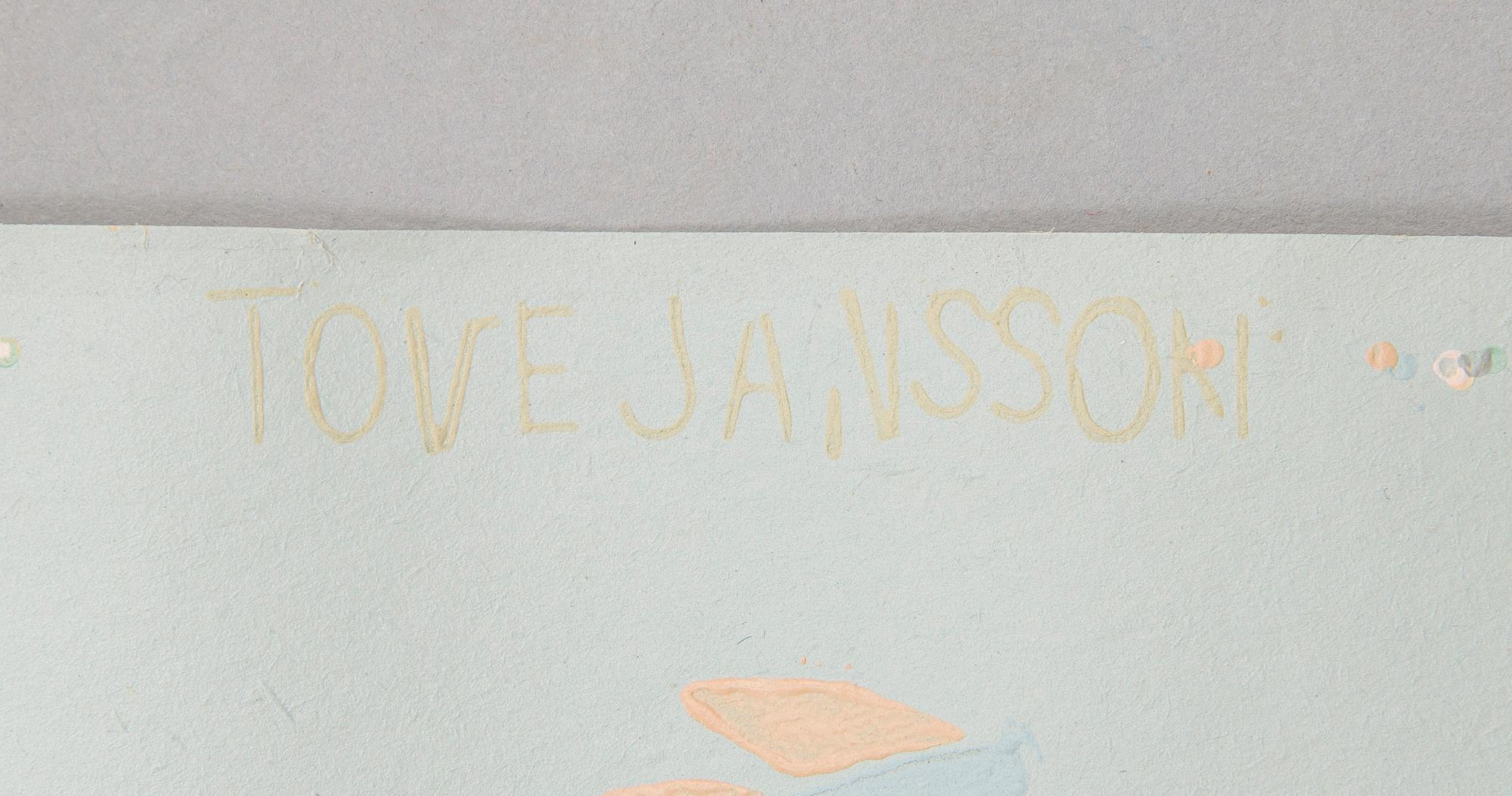 Tove Jansson, Moomin wallpaper, 6 rolls, mid-20th century.