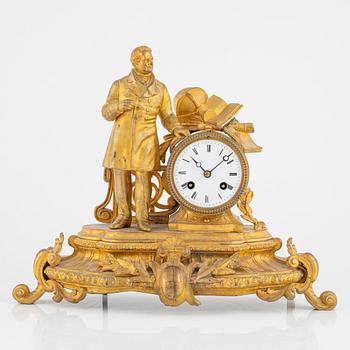 A late 19th century mantle clock by Phillipe Mouray.