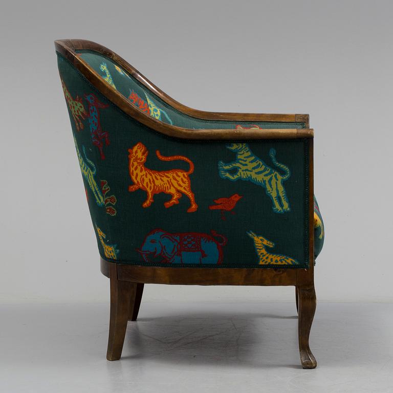 An armchair from the early 20th century.