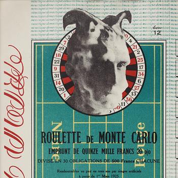 Marcel Duchamp, offsetlitografi i färg, 1924 (tryckt 1938).