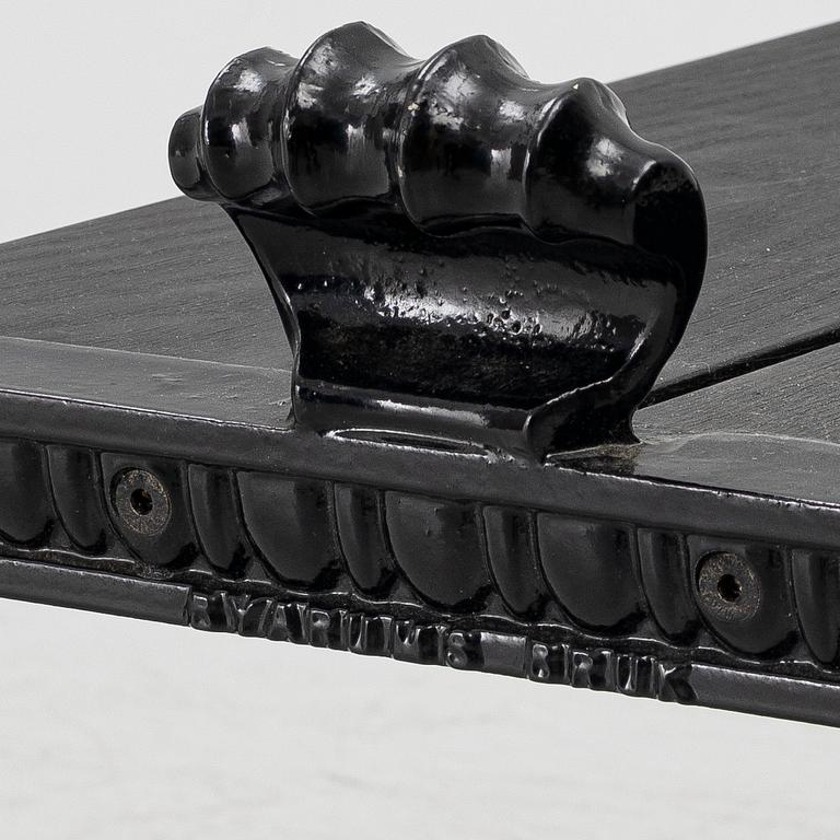 Folke Bensow, a "Sneckan" bench, Byarums Bruk, 21st century.