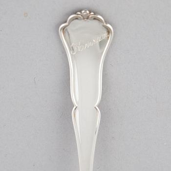 A Finnish silver cutlery, second half of the 20th century (63 pieces).