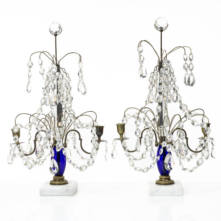 Table lamps a pair, first half of the 20th century.