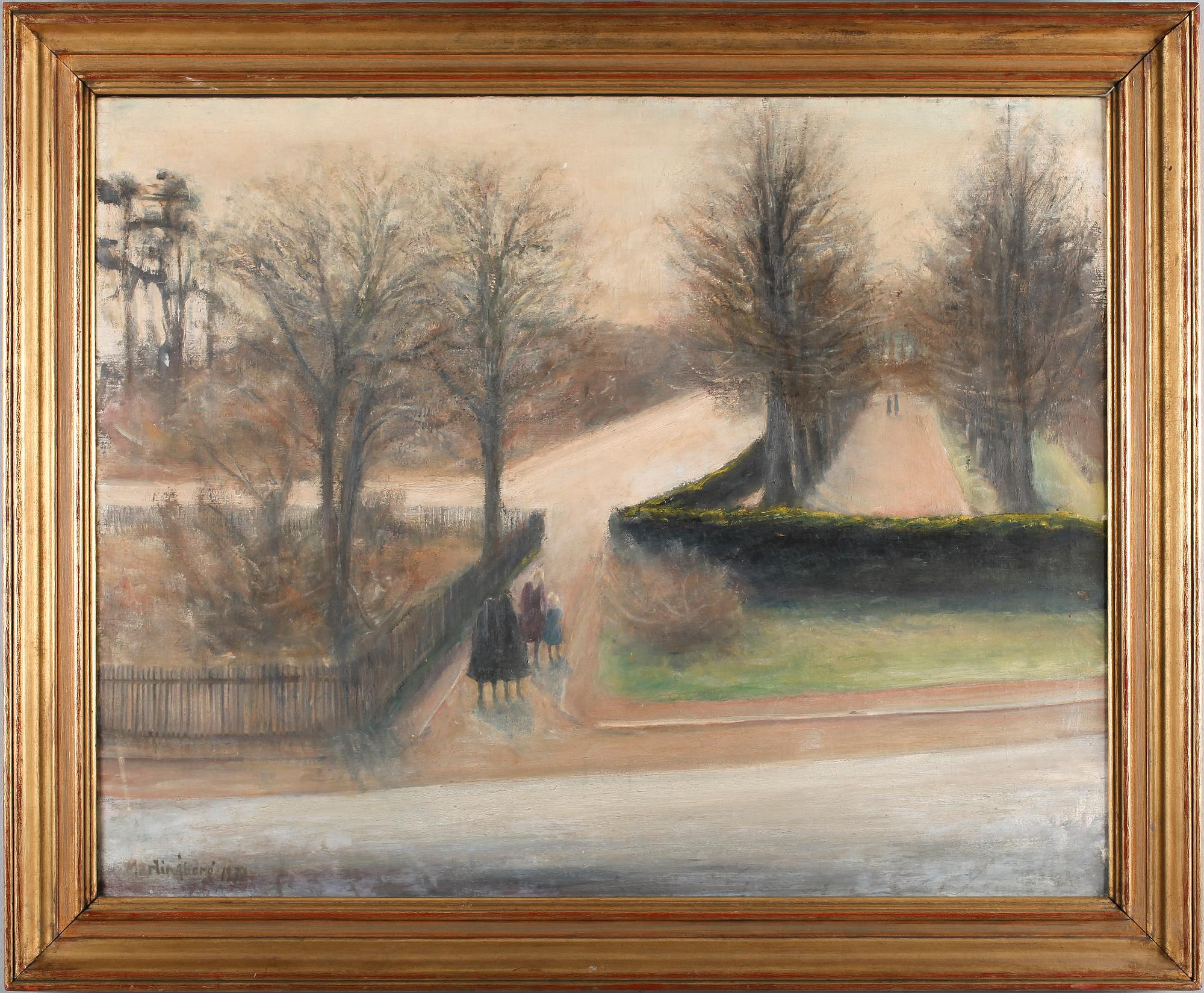 MARTIN ÅBERG, olja på duk, signerad och daterad 1937.