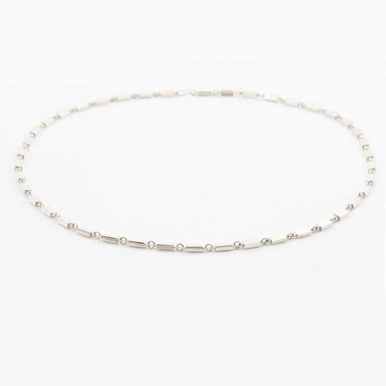 Rey Urban, collier, stavkedja sterling silver, Stockholm 1995.