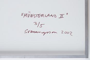 Jan Svenunsson, C-print signed dated 2002 and numbered 3/5 on verso.