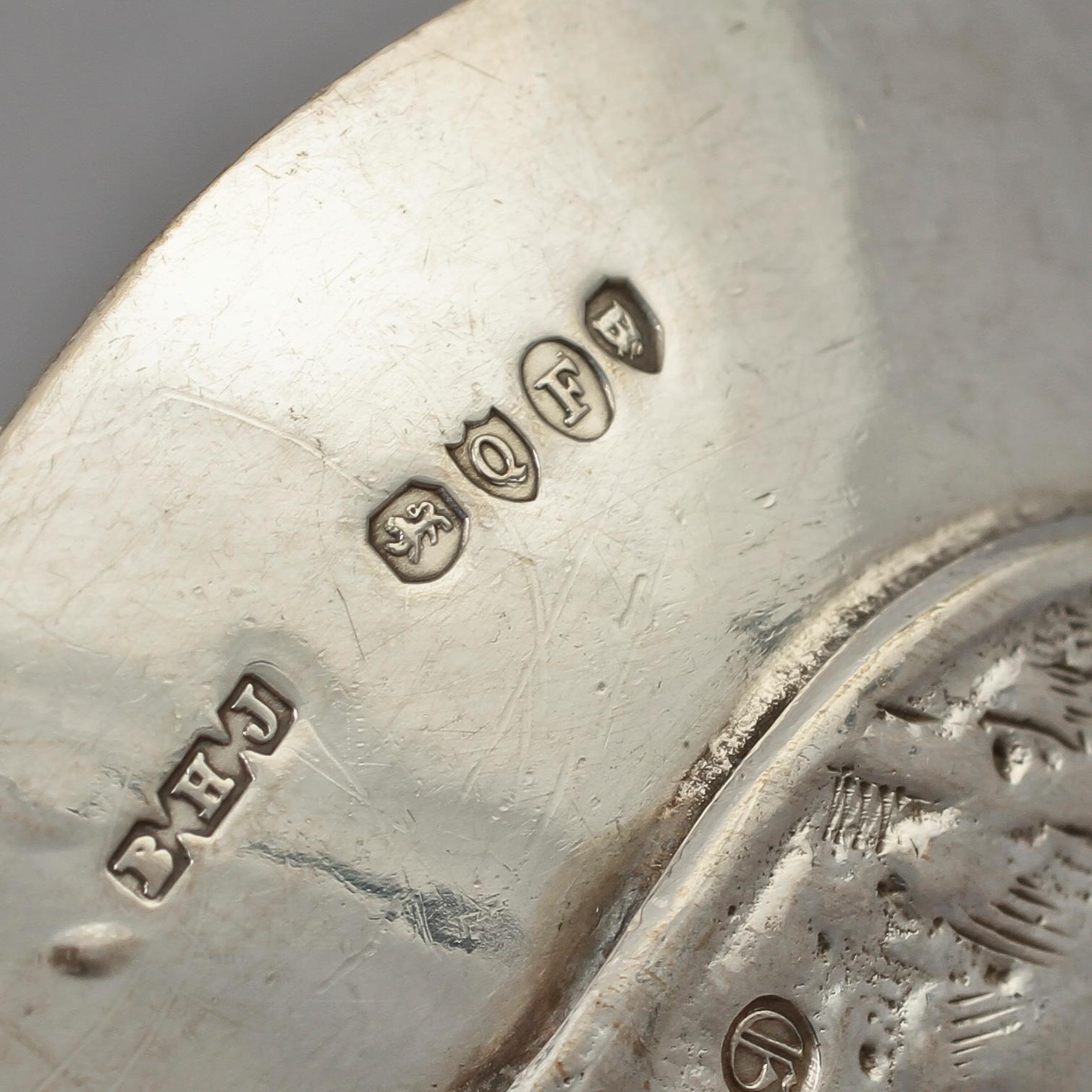 PARTI SILVER, 21 delar, 1800/1900-tal. Vikt 770 g.