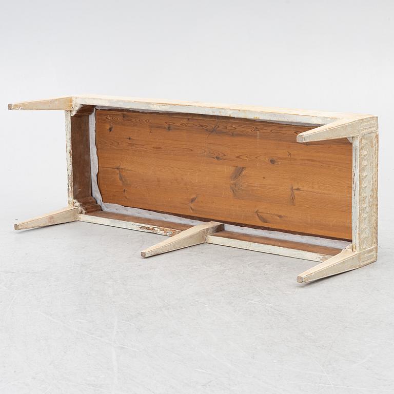 Bench, Gustavian, early 19th century.