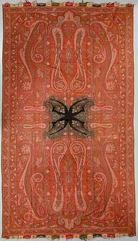 VÄVNAD, paisley, 1900-tal. 302x150 cm.