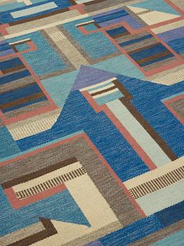 Agda Österberg, A CARPET. Flat weave. 302 x 198 cm. Signed A Ö.