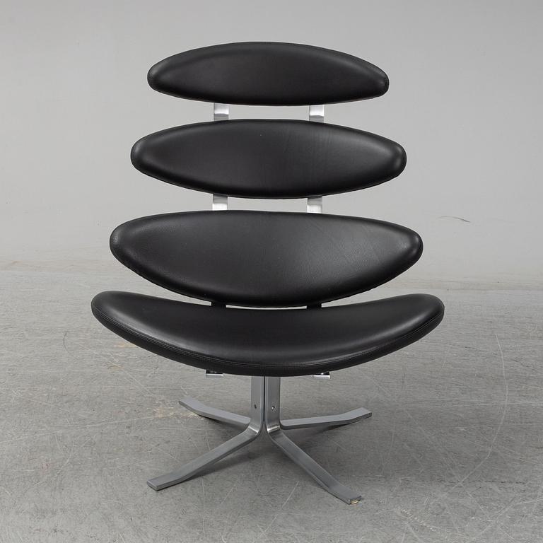 POUL VOLTHER, fåtölj, "Corona EJ 5", Erik Jørgensen, Danmark, 2000-tal.
