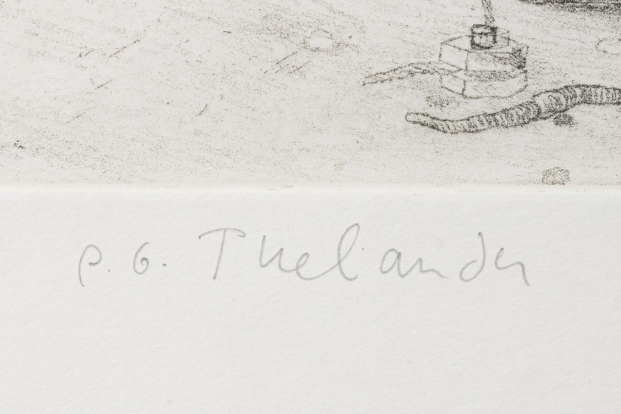 PG Thelander, "Europeiska strutsar VI".