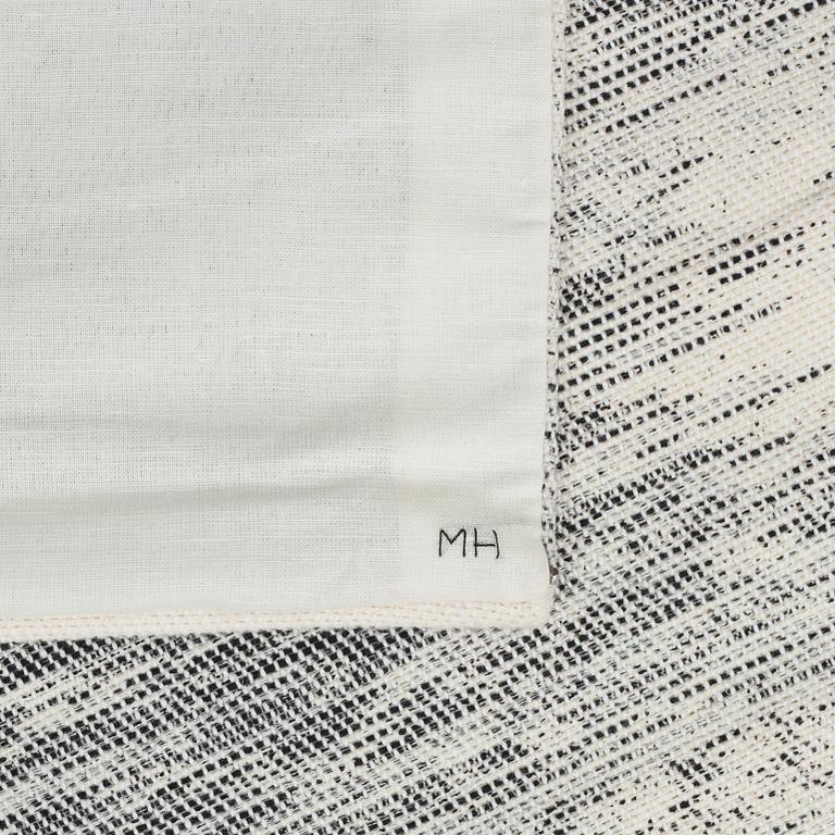 Maria Hägglund, A textile, "Källvatten", ca 72 x 54,5-55 cm, signed at the lining MH.