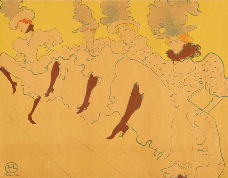 Henri de Toulouse-Lautrec, "La troupe de Mademoiselle Églantine".