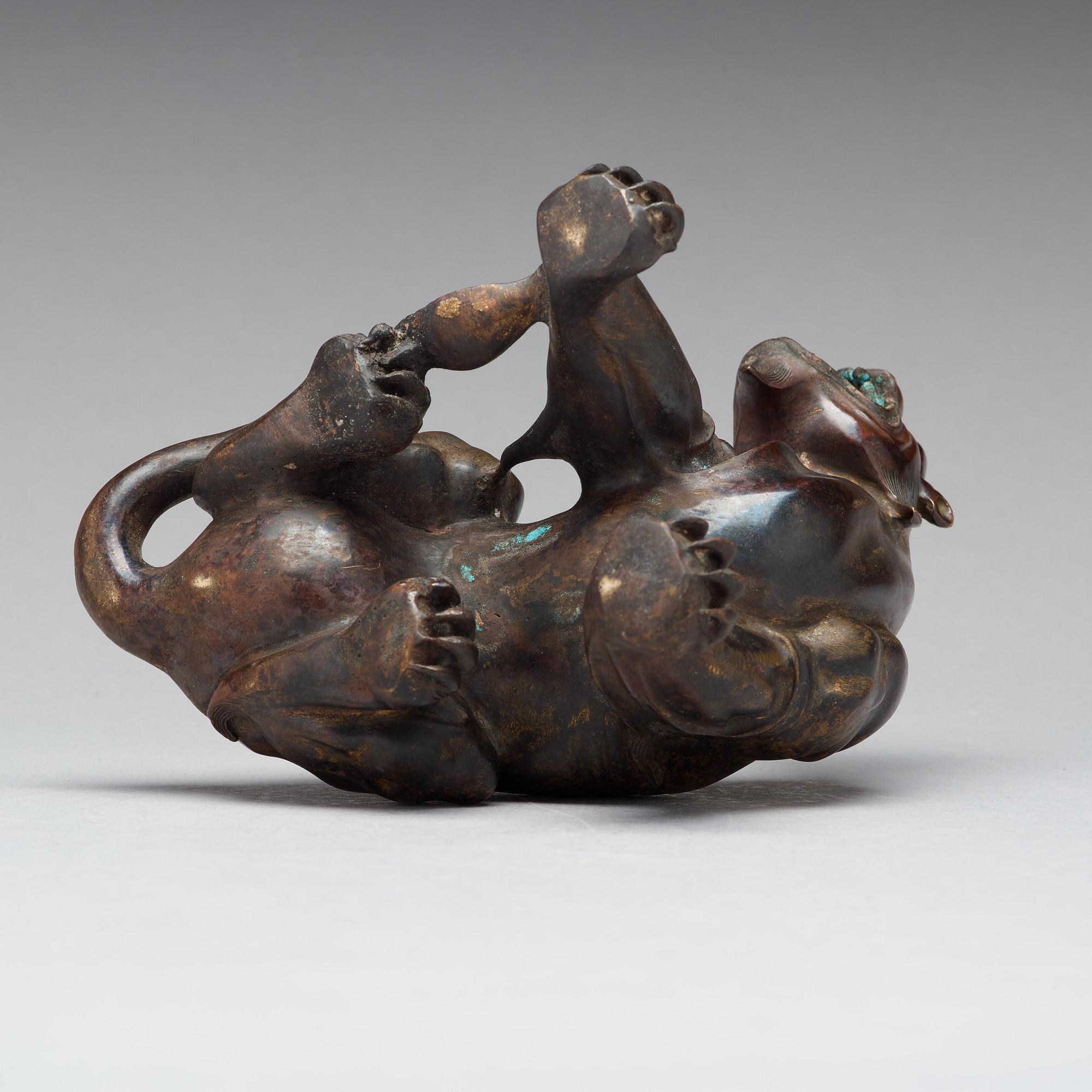 FIGURIN, brons. Mytologiskt djur, 1600-tal.