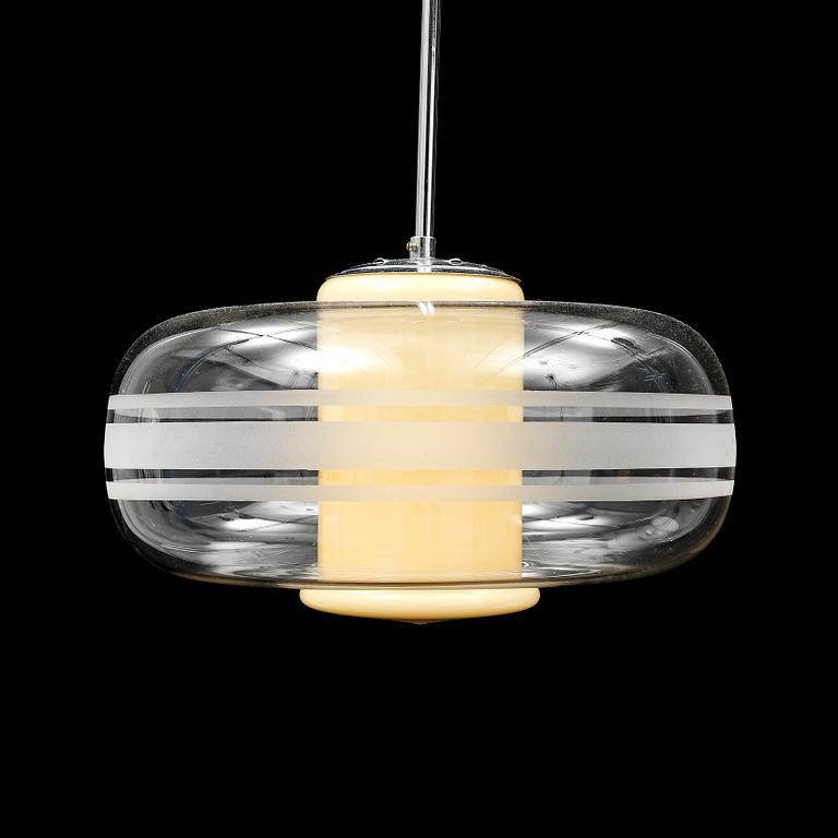 A Böhlmark ceiling lamp, 1940s.