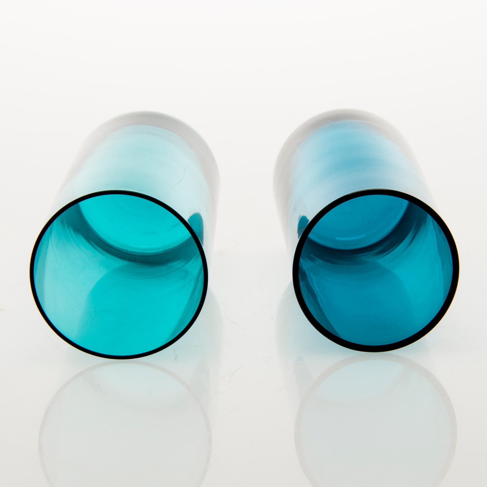 NANNY STILL, "Harlekin" DRICKSGLAS, 16 st, Riihimäen Lasi Oy, 1950-60-tal.