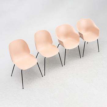Chairs, a pair, "Beetle Chair" and chairs, a pair, "Bat Chair", Gubi.