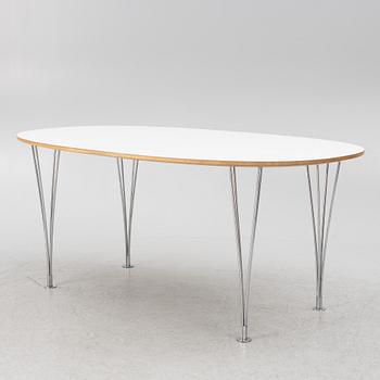 Bruno Mathsson & Piet Hein, dining table, "Superellipse", Fritz Hansen, Denmark, 2006.