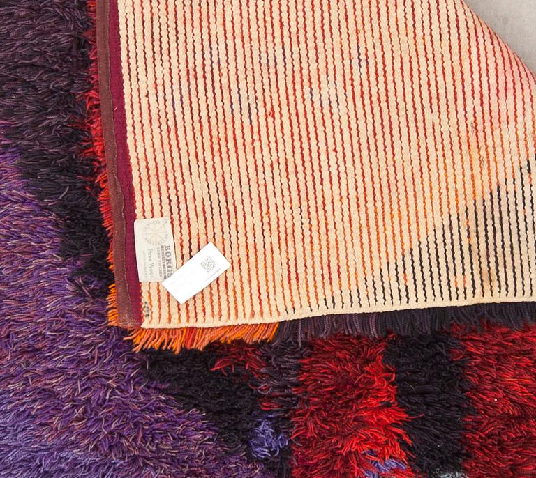 MATTA, rya, Borgs fabriker, Lund, 1960-tal. Ca 175 X 134cm.