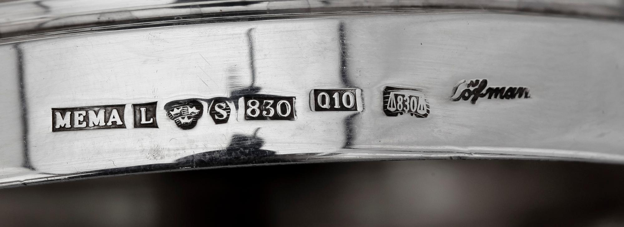 SKÅL, silver, Erik Löfman Lidköping 1988. Vikt ca 177 gram.