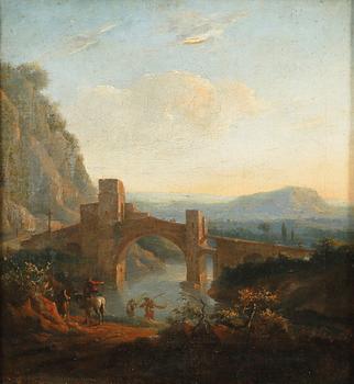 JAN ASSELYN, hans krets, olja på duk, ej signerad.