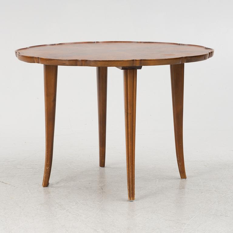 A Swedish Modern coffee table, 1940s.