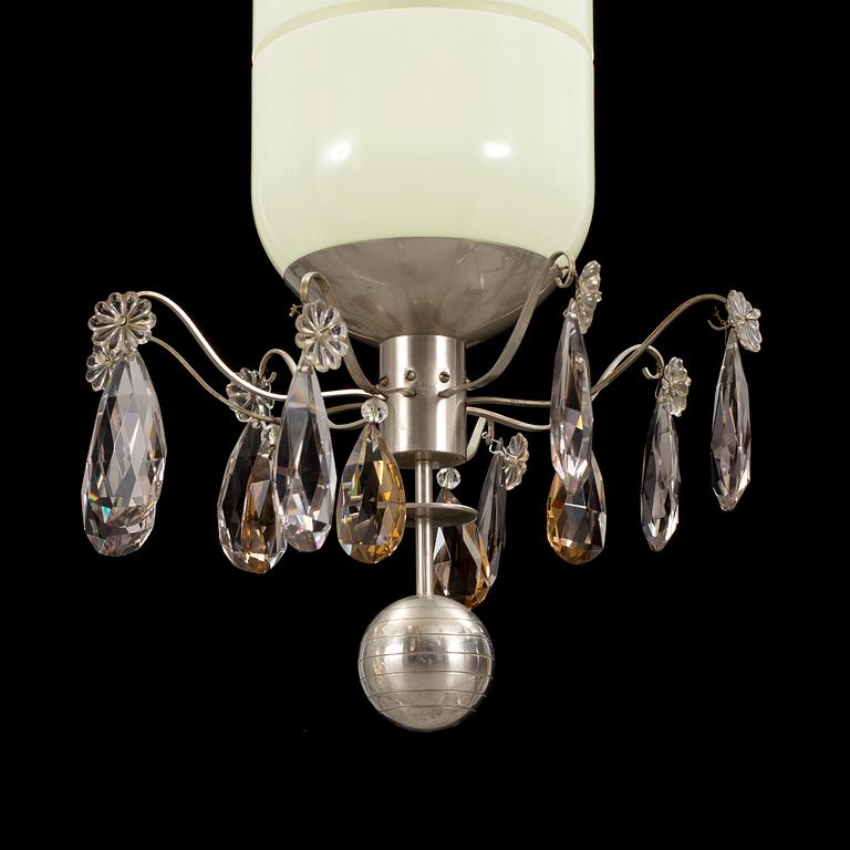 A art déco ceiling light.