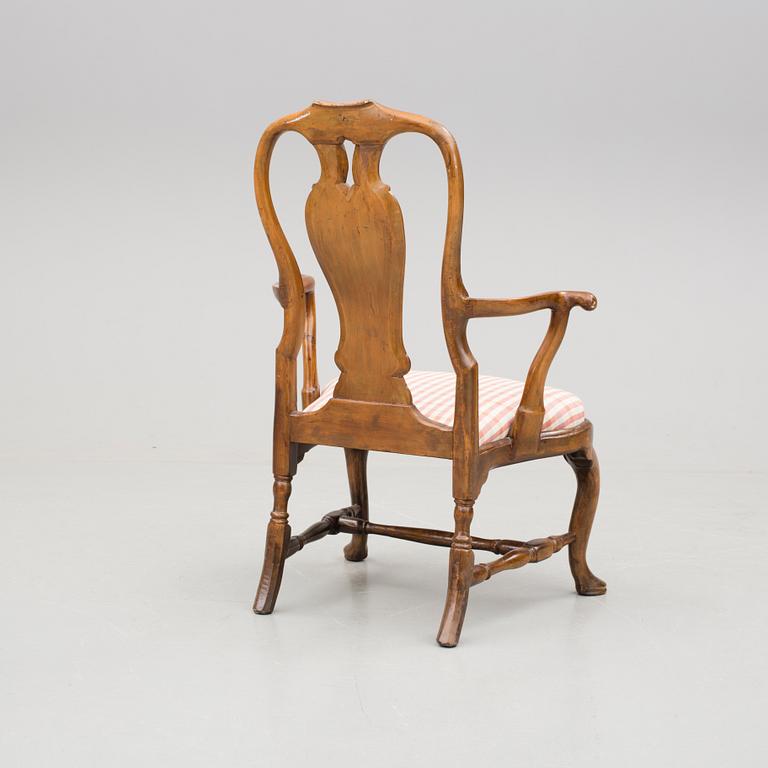 KARMSTOL, rokoko, 1700-tal.