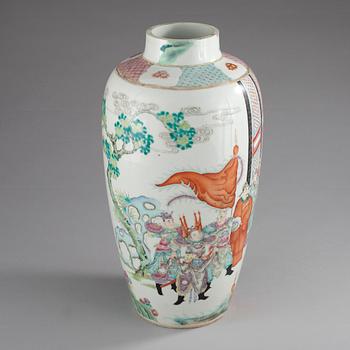 LAMPFOT, porslin, Kina 1800-talets senare hälft.