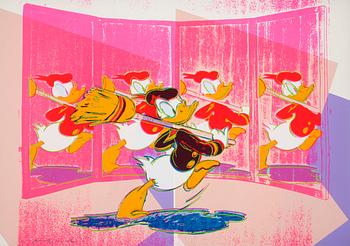 210. Andy Warhol, "Anniversary Donald Duck".