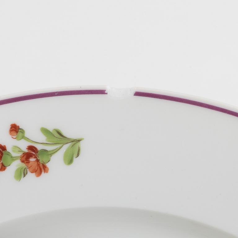 A 92-piece porcelain dinner service, Nymphenburg, Germany.