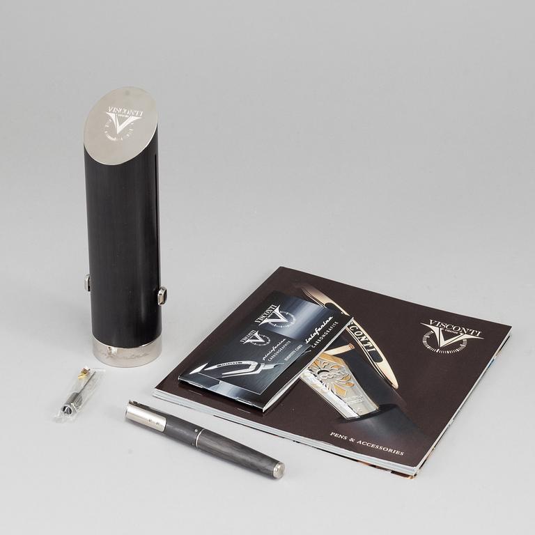 FOUNTAIN PEN, Visconti "Pininfarina Carbongrafite", Florence, Italy.