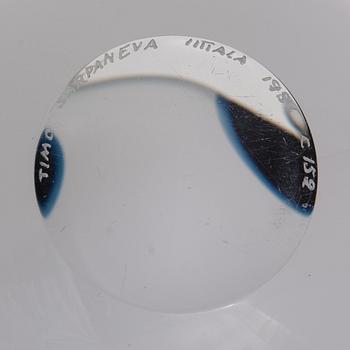 A Claritas vase, signed Timo Sarpaneva Iittala 1985 C152.