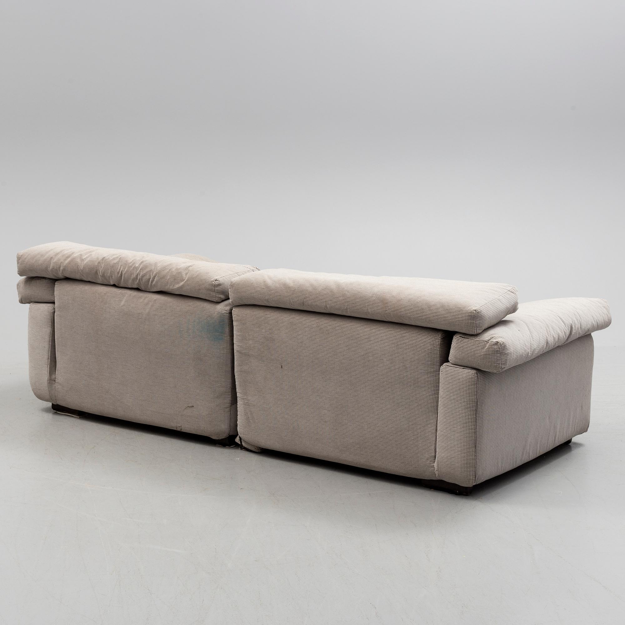 A AFRA SCARPA & TOBIA SCARPA "Erasmo" B&B Italia sofa, second half of the 20th century.