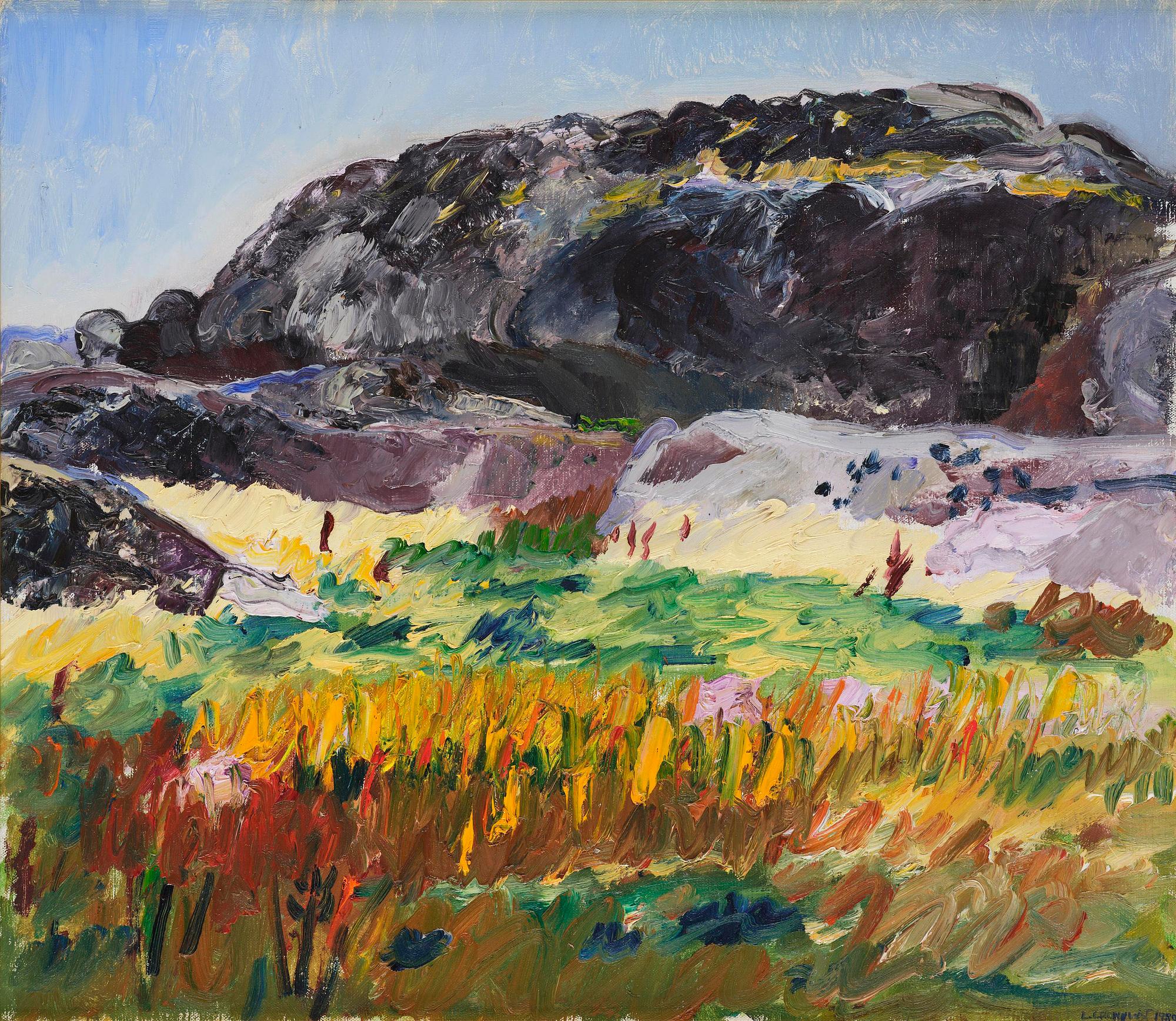 Lena Cronqvist, "Berget, Rundholmen".