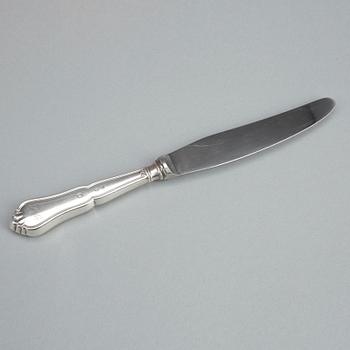 KNIVAR, 12 st, silver, mestadels Johannes Siggaard, Danmark, 1937.
